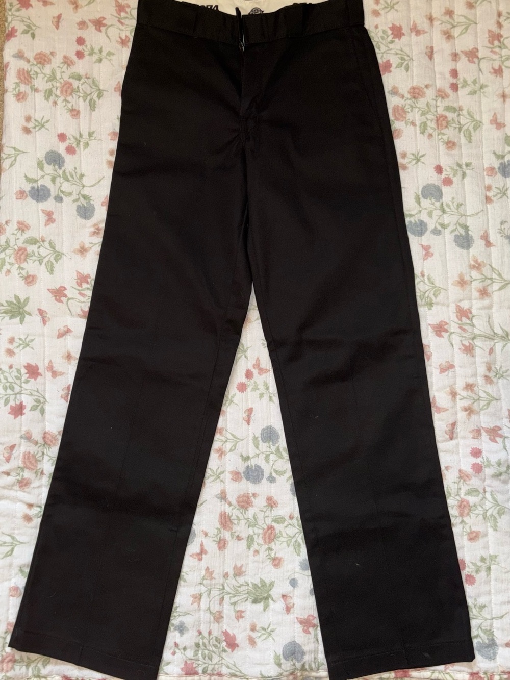 Dickies Black Straight-Leg Pants